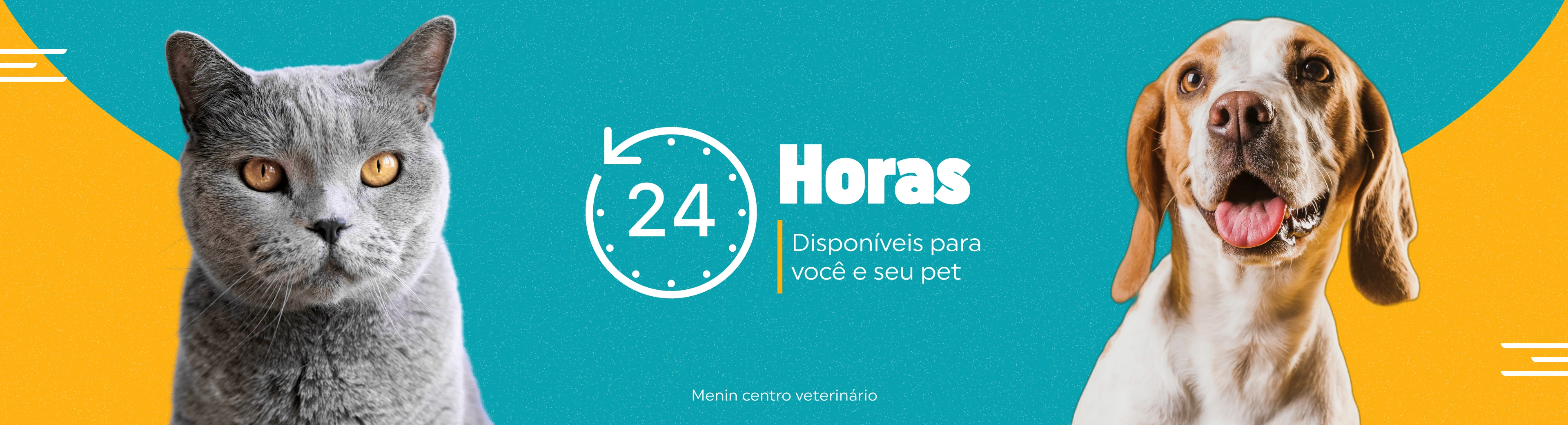 Banner Menin Centro Veterinário - Plantão 24 horas